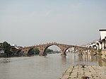 Guangji Bridge At Ancient Town of Tangqi